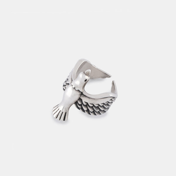 Silver Dove Ring
