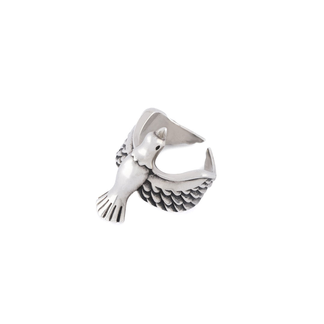 Silver Dove Ring