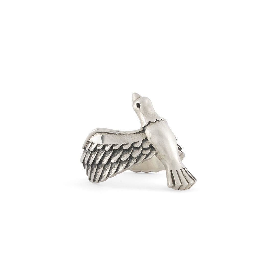 Silver Dove Ring
