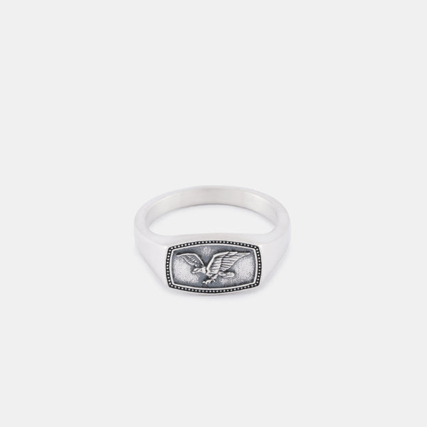 Silver Eagle Ring