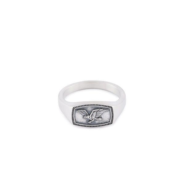 Silver Eagle Ring | 925 Sterling Silver | Serge DeNimes