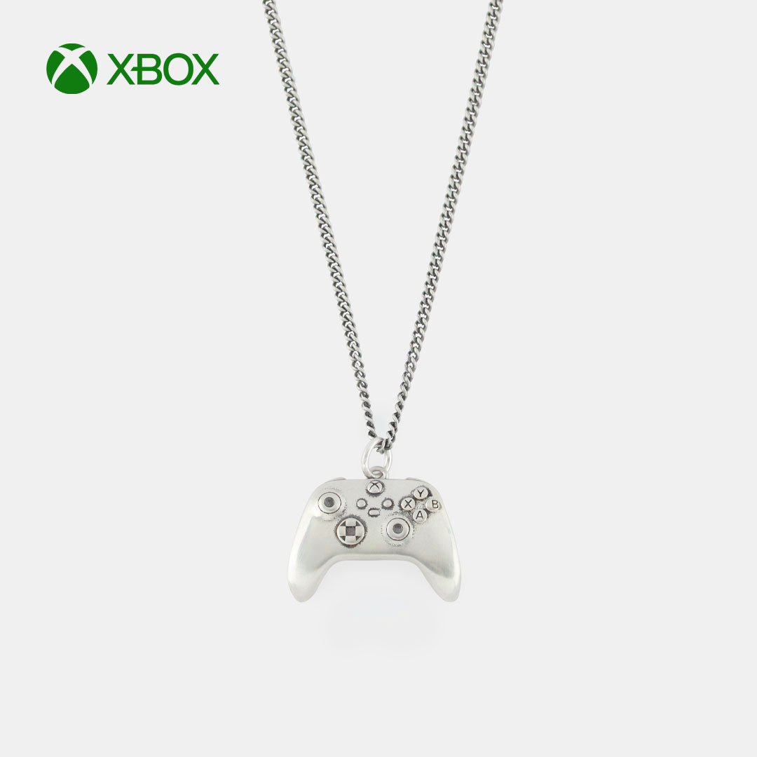 Silver Xbox Controller Necklace