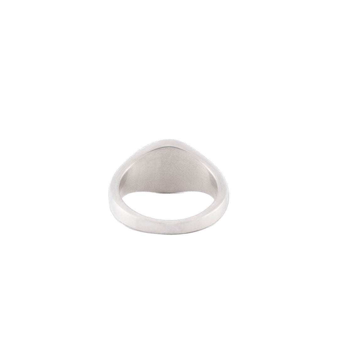 Silver Cross Signet Ring