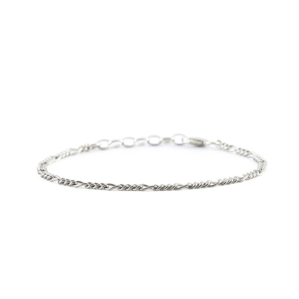 Silver Figaro Bracelet | Men's 925 Sterling Silver | Serge DeNimes