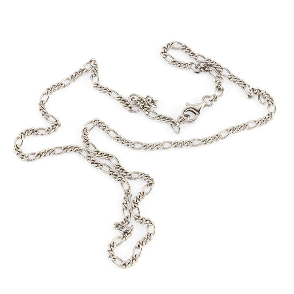 Silver Figaro Necklace