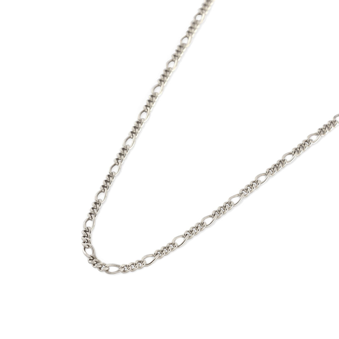 Silver Figaro Necklace