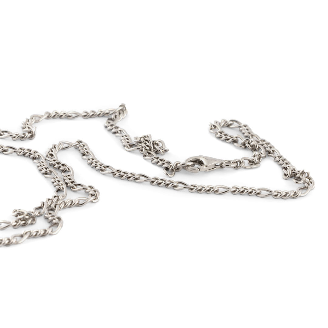 Silver Figaro Necklace
