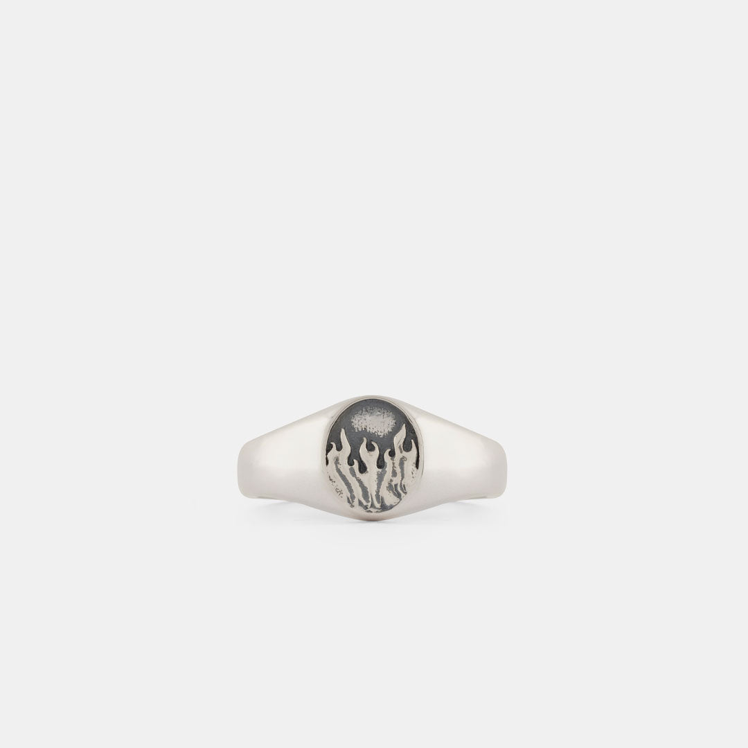 Silver Flame Ring