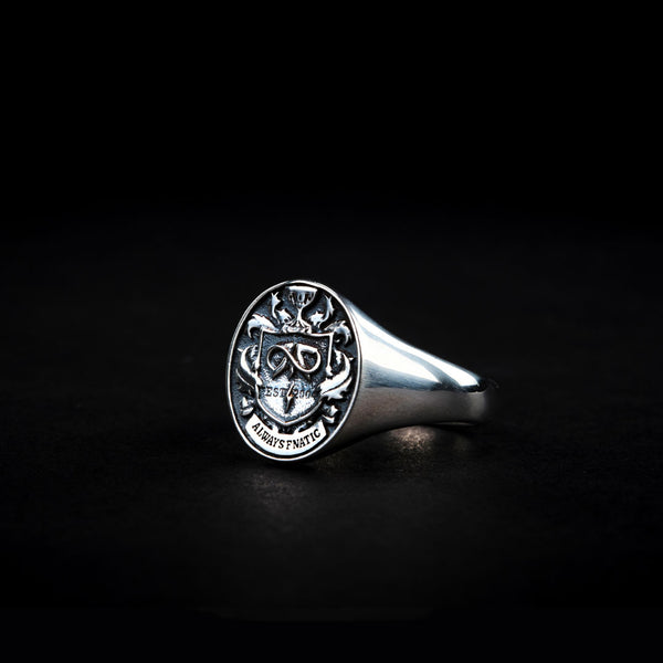 Silver Fnatic Signature Crest Ring