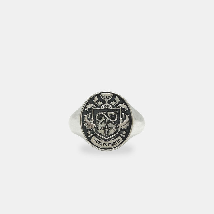 Silver Fnatic Signature Crest Ring
