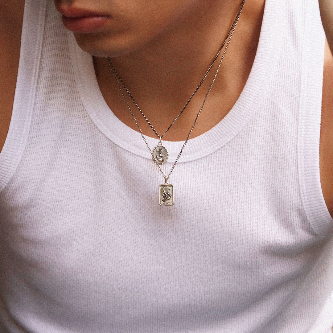 Silver Protect Necklace - Serge DeNimes