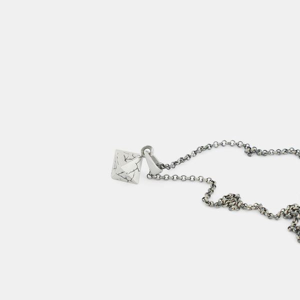 Silver Fracture Necklace