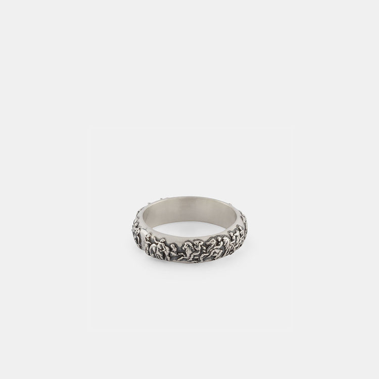 Silver Frieze Ring