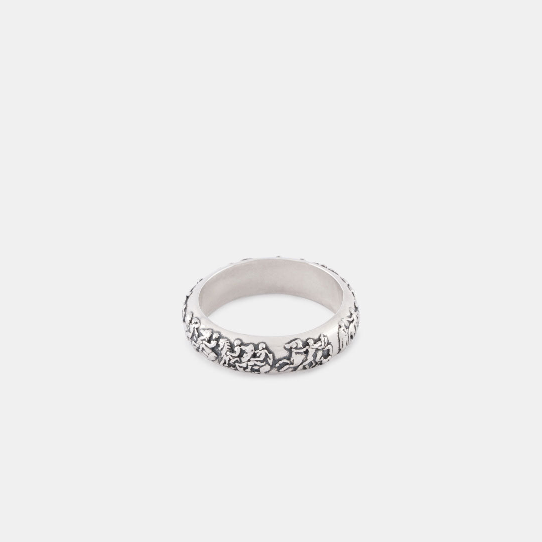Silver Frieze Ring