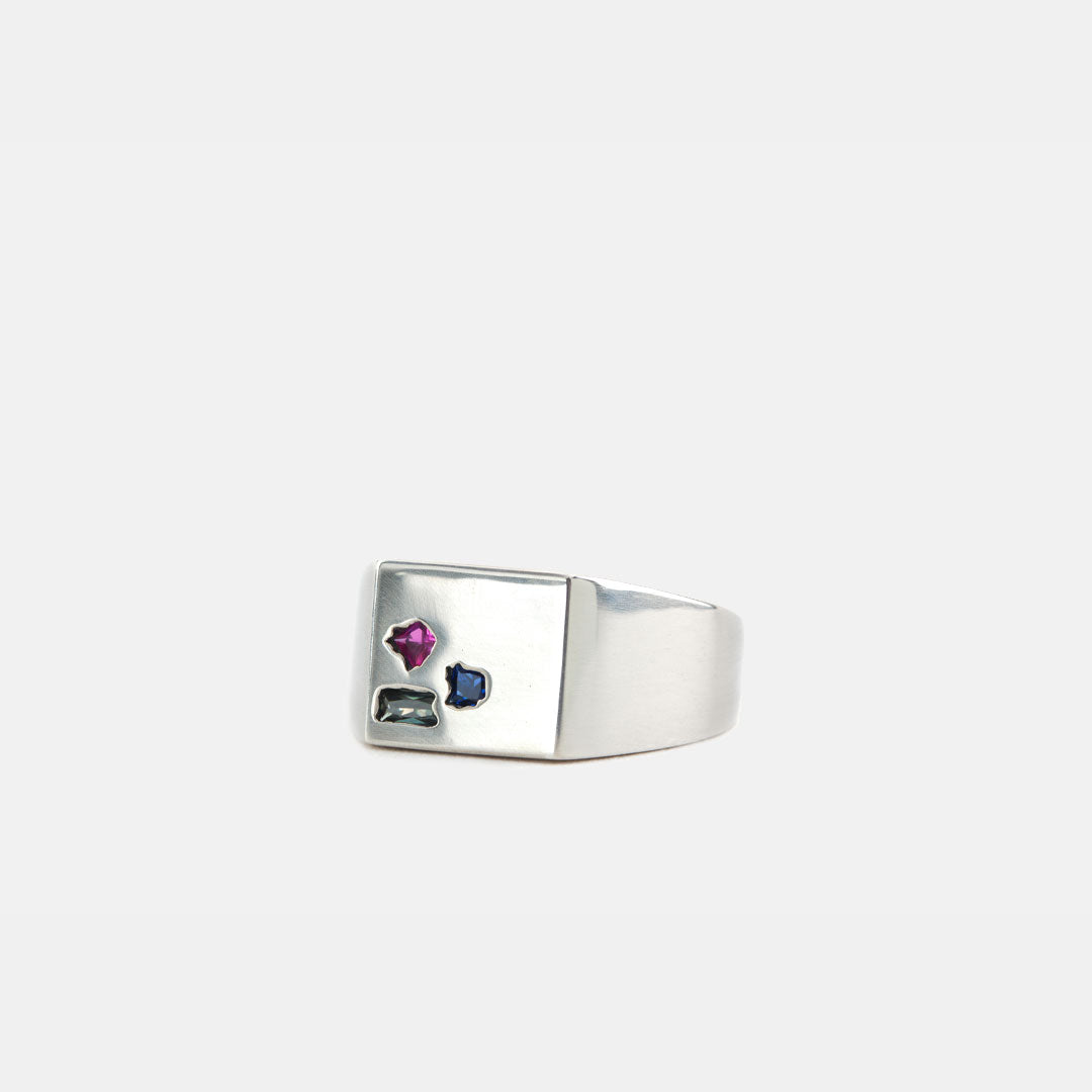 Silver Glow Ring