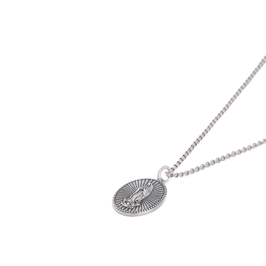 Silver Guadalupe Necklace