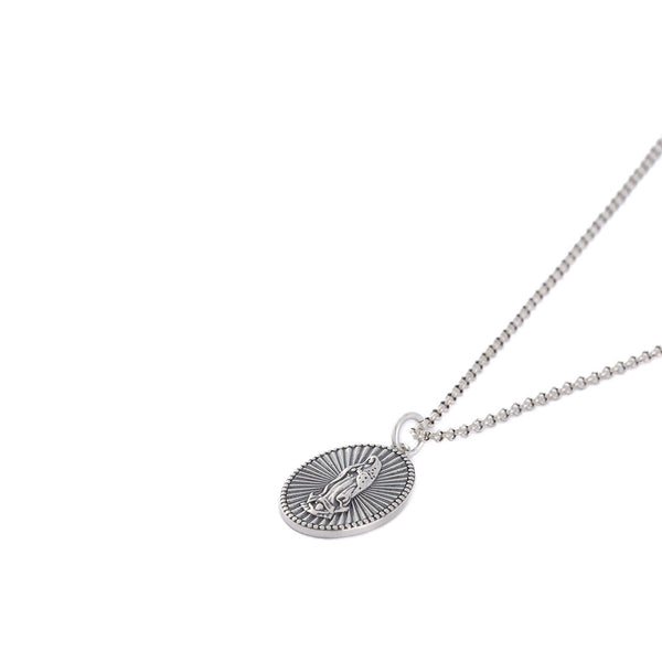 Silver Guadalupe Necklace
