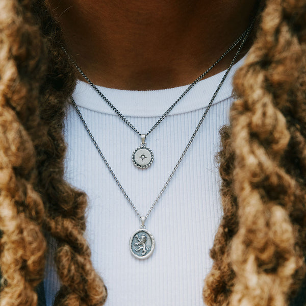 Silver Guard Necklace - Serge DeNimes