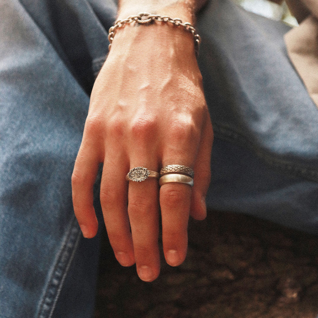 Silver Holy Ring - Serge DeNimes