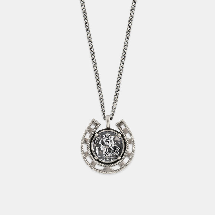 Silver Horseshoe Necklace