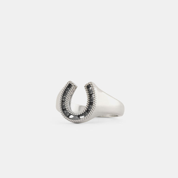 Silver Horseshoe Ring