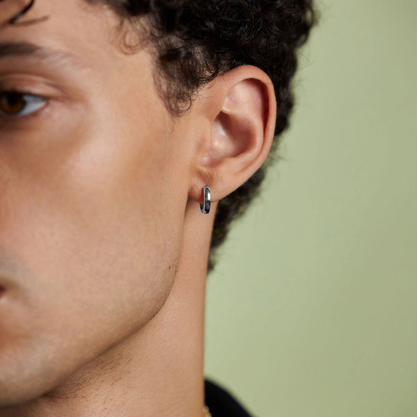 Silver Huggie Earring - Serge DeNimes