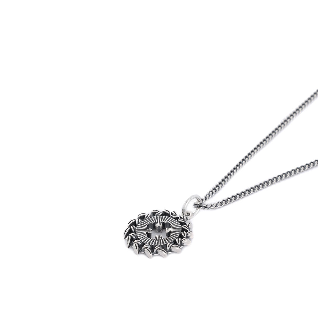 Silver Laurel Necklace