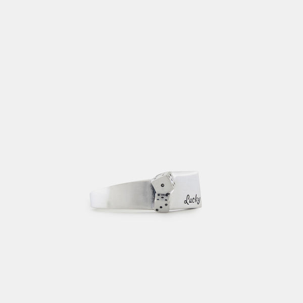 Silver Lucky Dice Ring