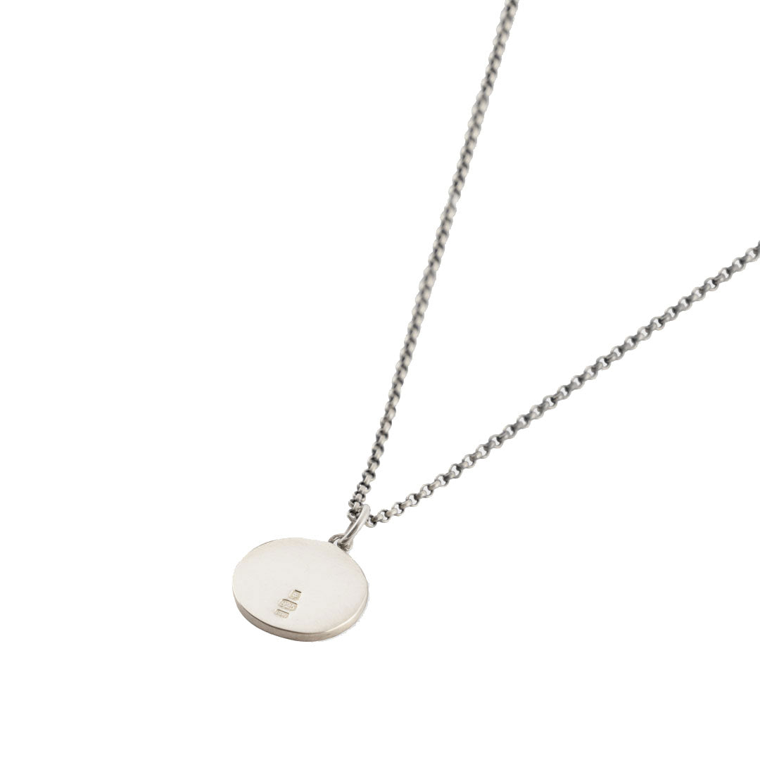 Silver Minimal Hallmark Necklace