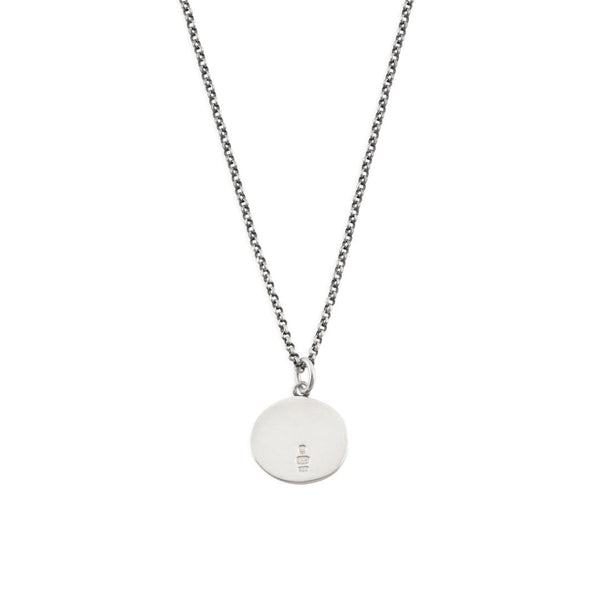 Silver Minimal Hallmark Necklace - Serge DeNimes