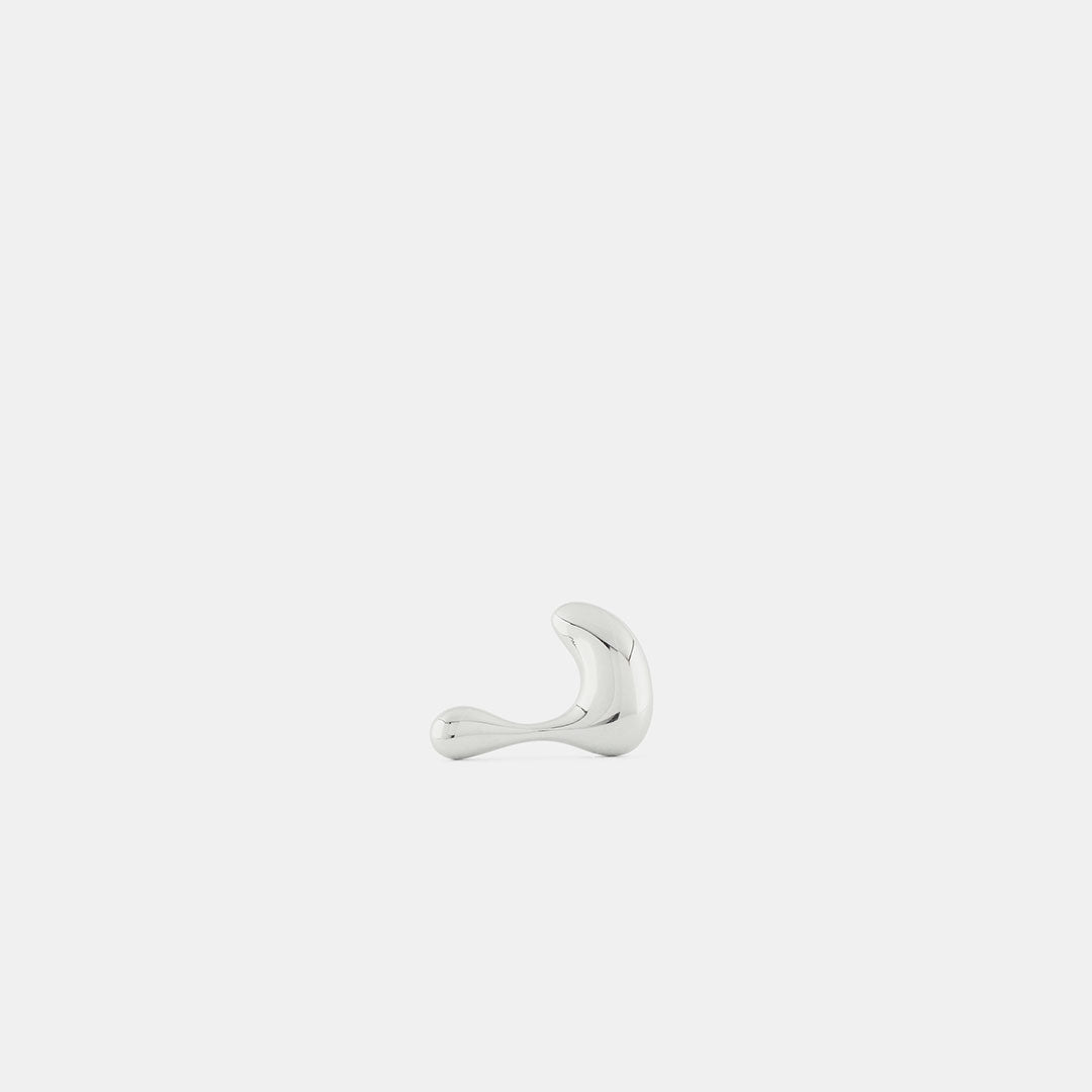 Silver Molten Earring