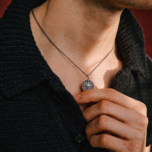 Silver Napoleon Necklace - Serge DeNimes