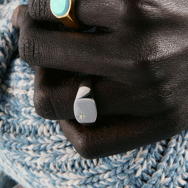 Silver Opal Birthstone Ring - Serge DeNimes