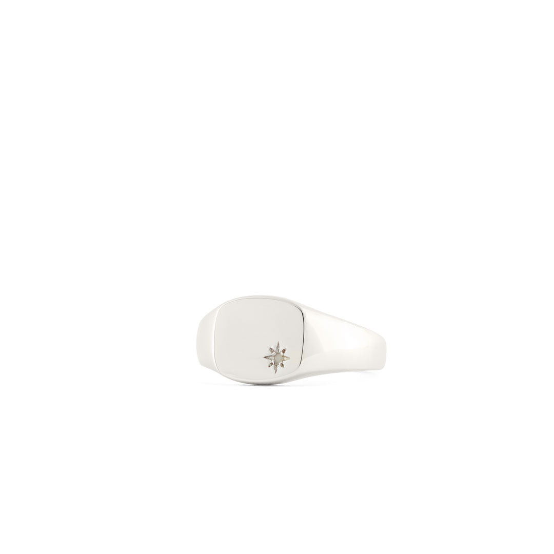 Silver Opal Birthstone Ring - Serge DeNimes