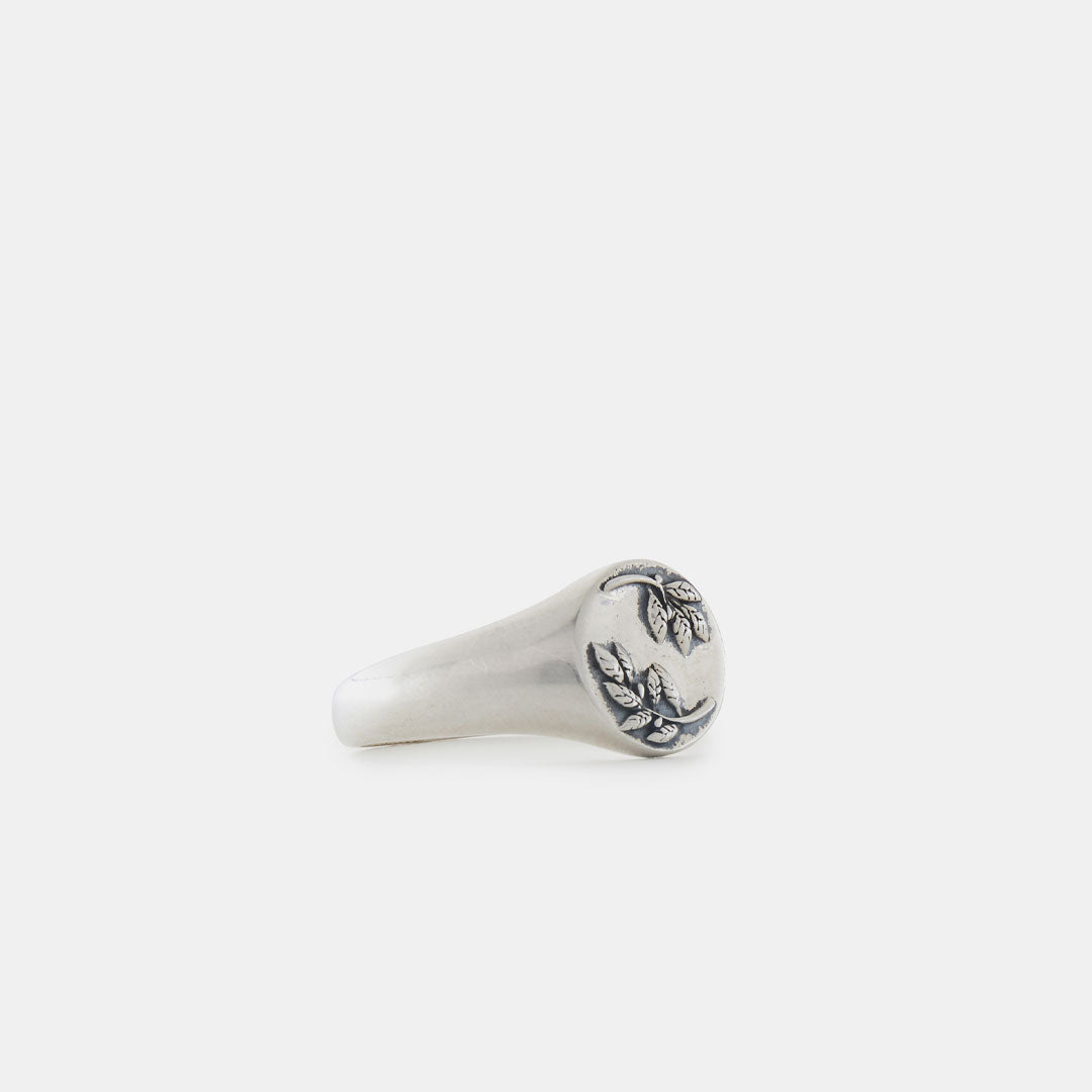 Sterling Silver Gate Monogram Ring - Gold Creations
