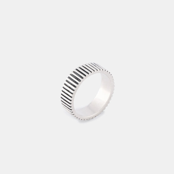 Silver Ridge Band Ring