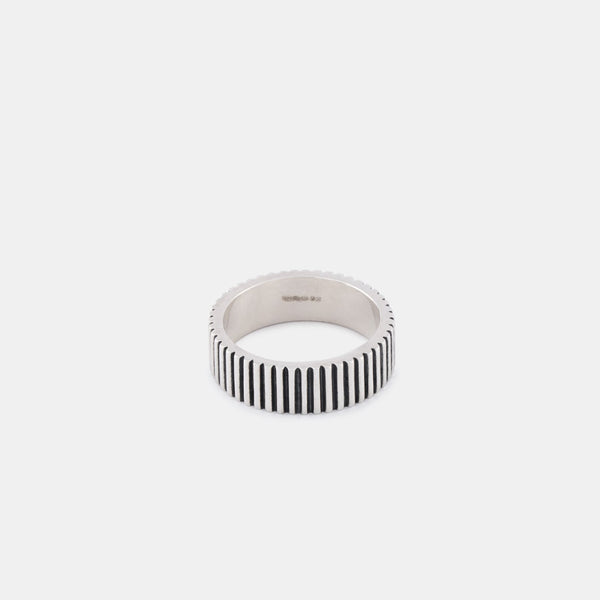 Silver Ridge Band Ring