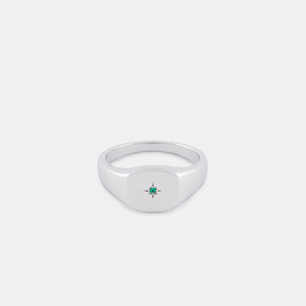 Silver Rival Signet Ring