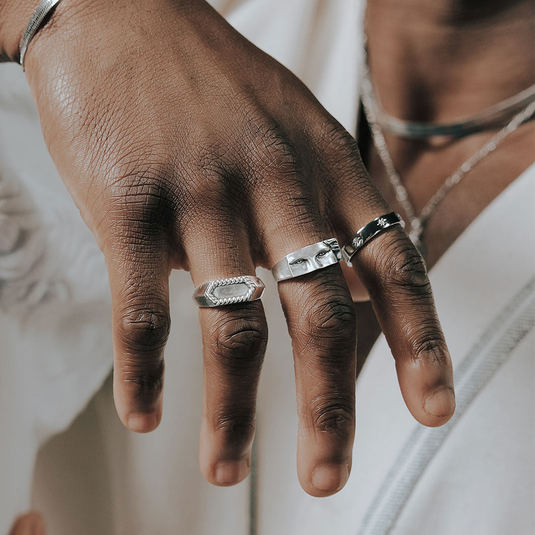 Silver Zeus Ring