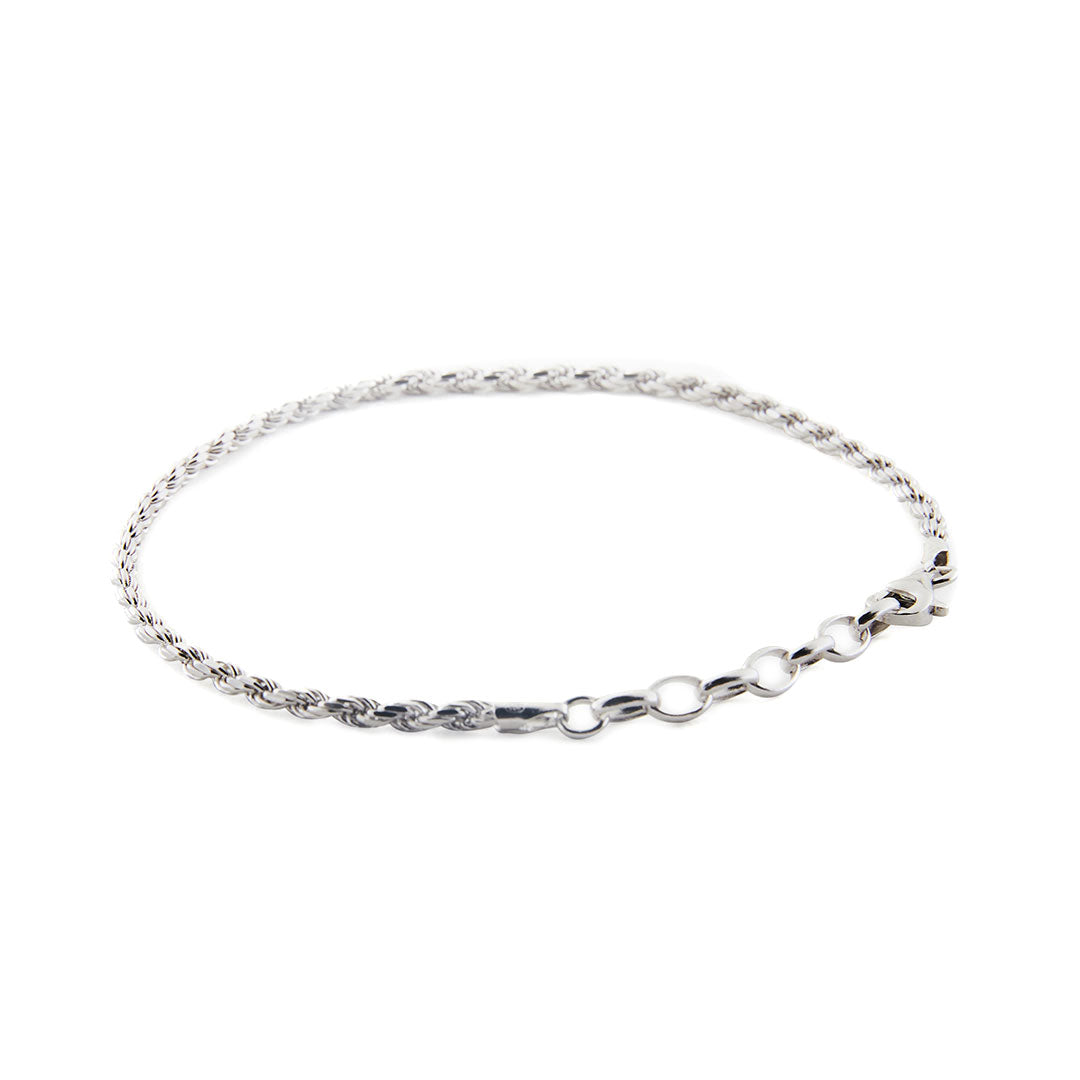 Silver Rope Bracelet - Serge DeNimes