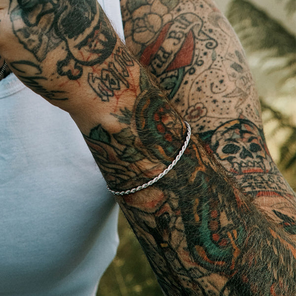 Silver Rope Bracelet - Serge DeNimes