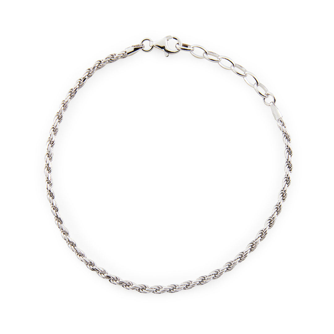 【bema】PRY シュウト Silver Chain Bracelet Silver Rope Bracelet | Men's 925 Sterling Silver | Serge DeNimes