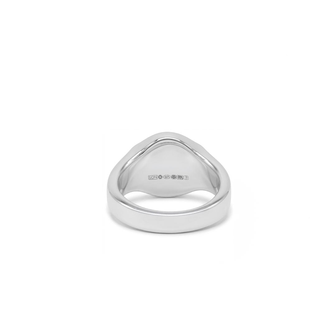 Silver Round Turquoise Ring - Serge DeNimes