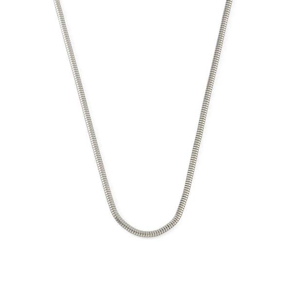 Silver Rounded Snake Chain