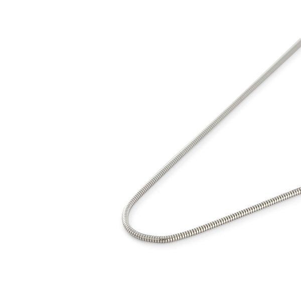 Silver Rounded Snake Chain