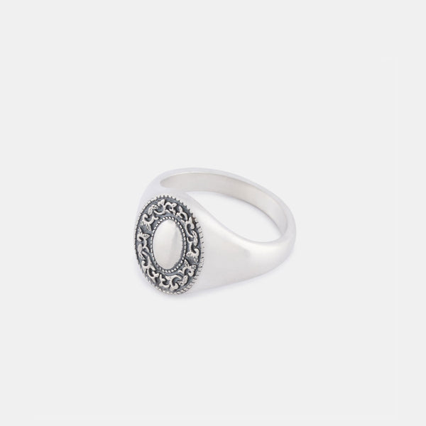 Silver Saloon Ring