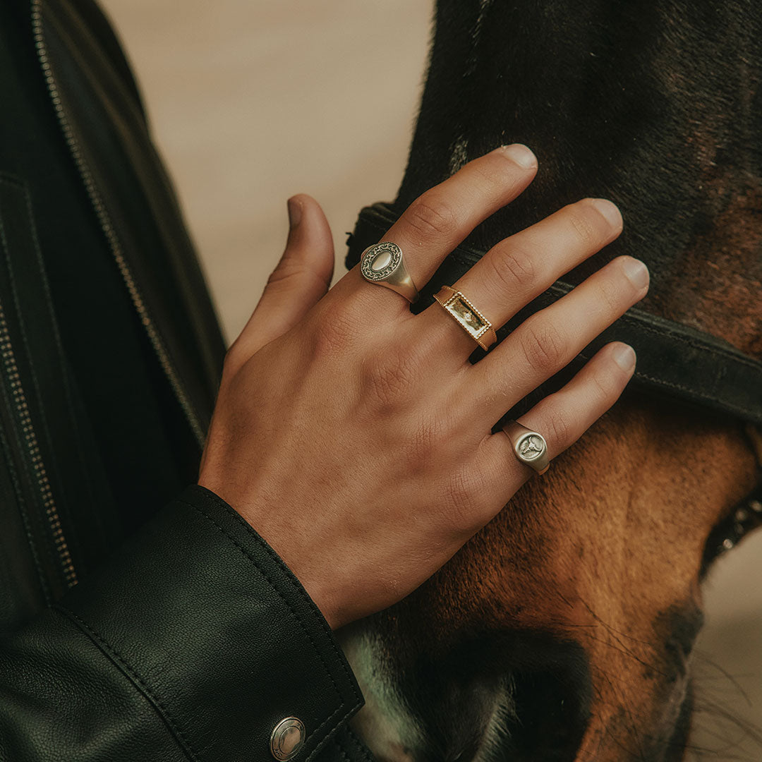 Silver Saloon Ring