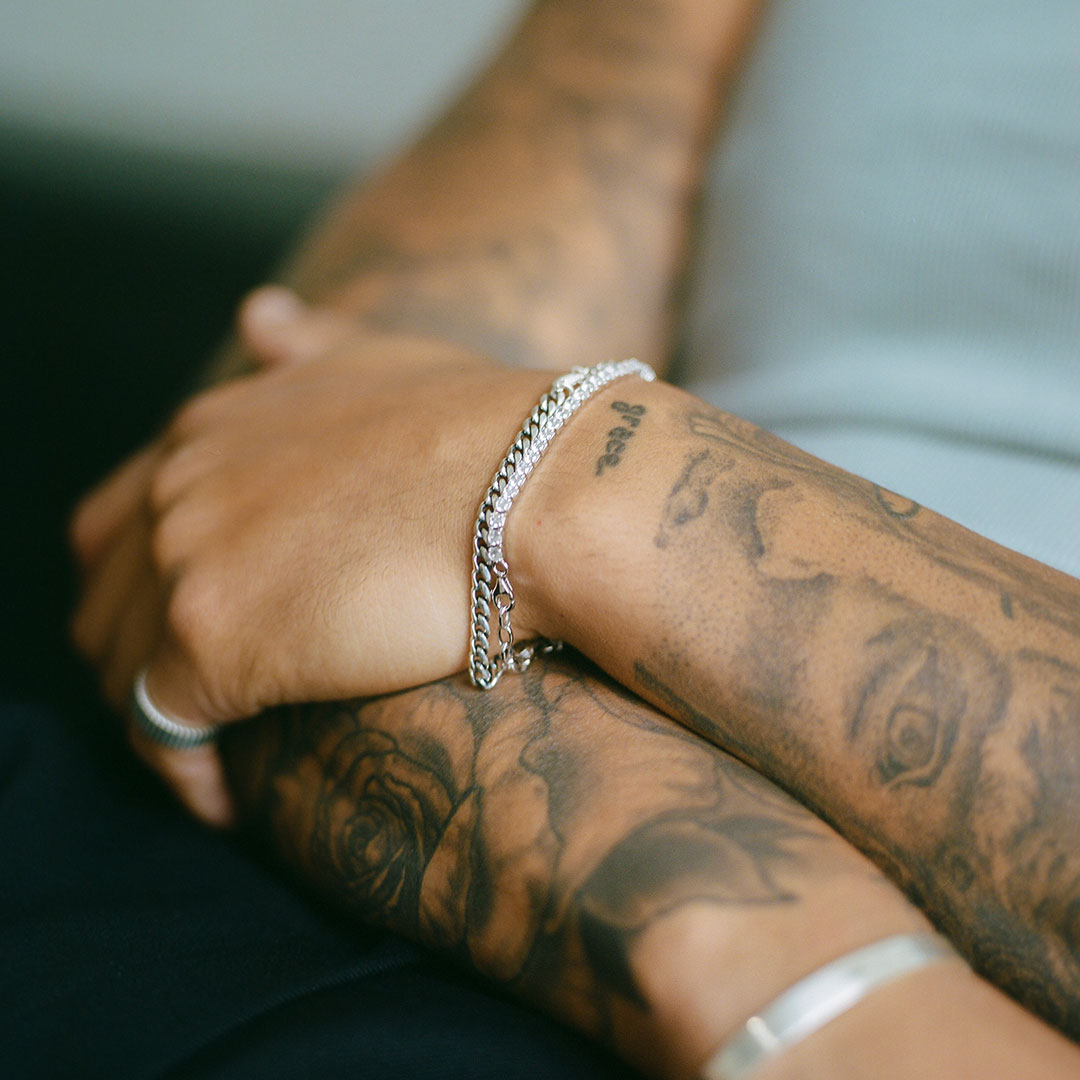 Silver Scale Bracelet - Serge DeNimes