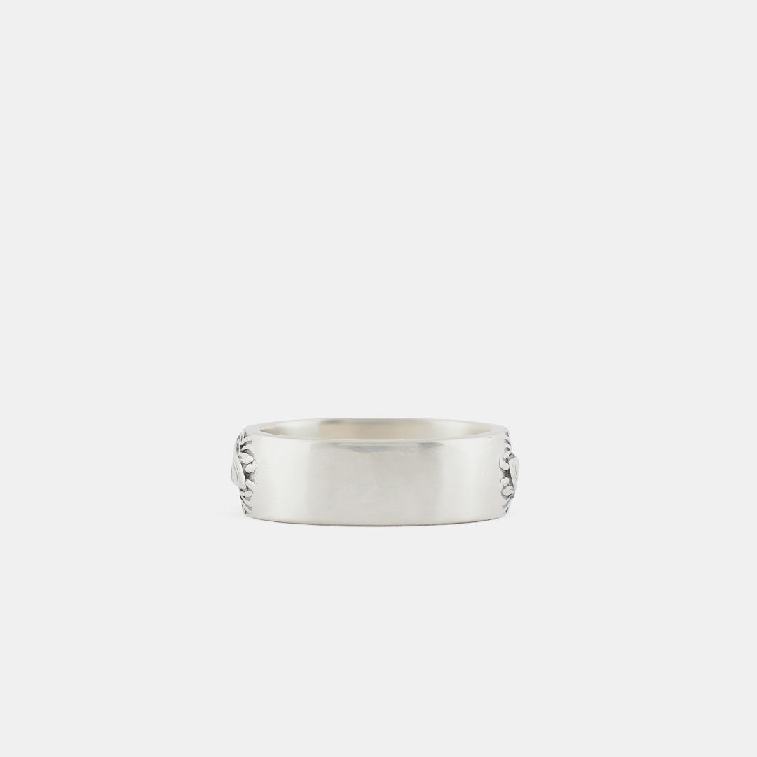 Silver Statue Band Ring
