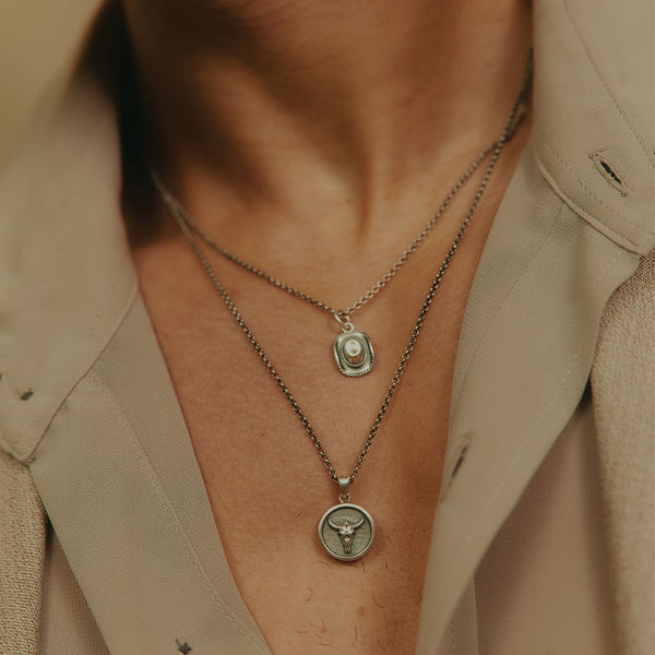 Silver Stetson Necklace - Serge DeNimes